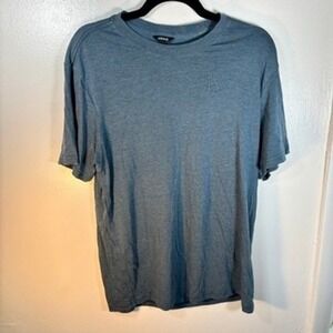 Allbirds TrinoXO Tee Men Sz L Blue Short Sleeve Merino Wool Blend Sustainable